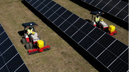 Solar Vegetation Establishment Tractors